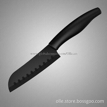 5 Inches Black Blade Ceramic Santoku Knife BS121G